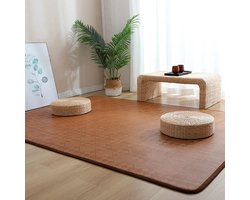 Tatami vloermat - Rotan tapijt - Zomerse verkoeling - Antislip bodem - 60x200cm - Natuurlijk