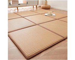 Tatami vloermat van rotan, antislip ademend tapijt, zomerkoelkussen for woonkamer, slaapkamer(120x180cm)