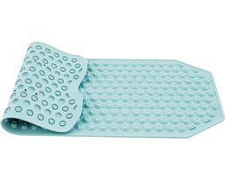 Tatkraft Secure Antislip Douchemat, Rubberen Badmat 153 Sterke Zuignappen, Veiligheid en Comfort voor Ouderen en Kinderen, Antislipcoating, Antibacterieel,