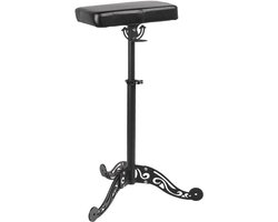 Tattoo Armsteun Zwart Professioneel – Pro Ink 709 – Verstelbare Hoogte & Hoek – Ook als Voetensteun – Stabiel Studio Accessoire