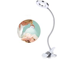 Tattoo LED Lichtlamp USB Cirkel Make-Up Lamp - Schoonheidssalon Cosmetische Lamp - Leeslamp Bed make up tafel