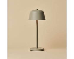 Tavellio Anton Oplaadbare Tafellamp – H29 – USB en Touch – Tot 120 branduren – Schaduw Grijs