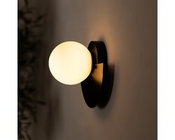 Tavellio Kane Wandlamp – Oplaadbaar – Zwart Hout - 80 branduren - H18