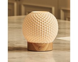 Tavellio Mare Oplaadbare Tafellamp – H16 – Porselein en 3D geprint – Lichtbruin