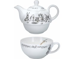 Tea for One Theepot Set, Porselein, 0.25 L - V&A | Alice in Wonderland
