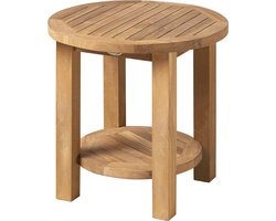 Teak bijzettafel _tuin_ tuintafel - tafel - buiten - Brulo 50*50
