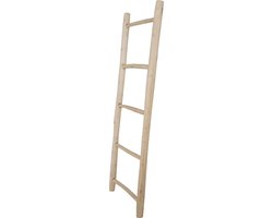 Teak houten decoratieladder - Geïnspireerd door de natuur.
