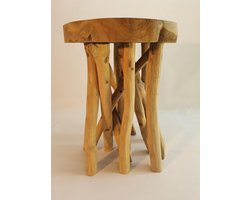 Teak houten krukje