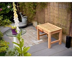 Teak tuinbank Bergamo 60cm zonder rugleuning