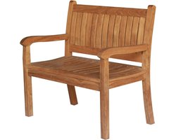 Teakea - Beaufort Teakhouten Tuinbank 100 cm - 2-Persoons Bank van Massief Teakhout