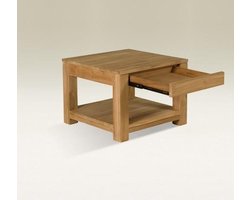 Teakea Cube - Teak Bijzettafel | 50 x 45 (h) cm