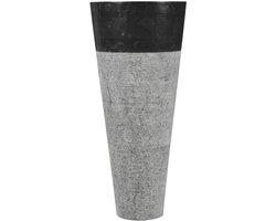 Teakea - Natuurstenen wastafelzuil | Marmer | Zwart-Grijs