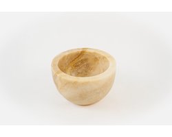 Teakea - Onyx Waskom Opbouw Klein 20x12 cm - Natuursteen Fontein Waskom voor Toilet