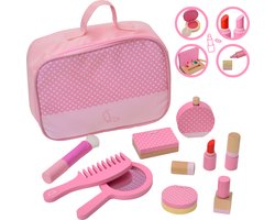 Teamson Kids Kaptafel Accessoires Voor Kinder - Rollenspel Speelgoed - Roze/Polka Dot