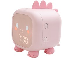 TechKidz, Bewegende verlichte wekker Model My Little Dino, Roze
