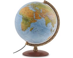 Tecnodidattica - Astra (LUXUS) EU LED - Nederlands - Hout/Kunststof - Wereldbol - Ø30cm
