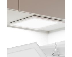 tectake® LED Paneel Lucerna - 29,5 x 29,5 - LED TL voor Systeemplafond - Plafondlamp - Wandlamp - Plafonniere - Ultradun - Warmwit 3000K - Energiebesparend