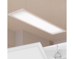 tectake® LED-paneel Lucerna - LED Paneel Systeemplafond - Ultradun, Warmwit 3000K, Energiebesparend, 119, x 29,5 cm