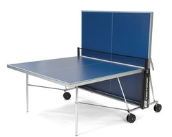 Tectonic Outdoor Tafeltennistafel – Inklapbaar & Weerbestendig – Officiële Toernooiafmetingen (274x152,5x76 cm) – Pingpongtafel Buiten met Wielen