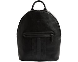 Ted Baker laptop rugzak rugzak met laptopvak Waynor House Check PU Backpack Black zwart