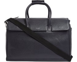 Ted Baker Leren schoudertas reistas Caviar Weekend Bag Dk - Navy donkerblauw