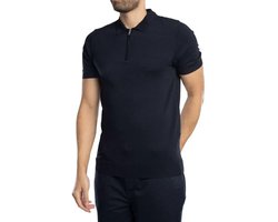 ted baker Merino Zip Short Sleeve Polo