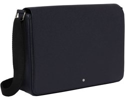 Ted Baker schoudertas business tas met laptopvak Caviar Messenger Bag Dk - Navy donkerblauw