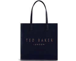Ted Baker schoudertas Camryyn Printed Crinkle Icon Bag Navy donkerblauw