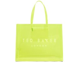 Ted Baker shopper schoudertas Sheakon Transparent Icon Bag Brt - Yellow neongeel