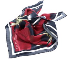 Ted Baker sjaal Jeeann Silk Square Scarf Blue veelkleurig