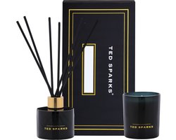 Ted Sparks Bamboo & Peony Candle & Diffuser | 100 ml + 100 gr | Set 2 st