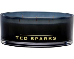 Ted Sparks - Geurkaars Balthazar - 50 Branduren - 6 Lonten - Luxe Verpakking - Wild Rose & Jasmin - Romantische Zoete Geur