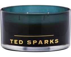 Ted Sparks - Geurkaars Magnum - 50 Branduren - 4 Lonten - Luxe Verpakking - Bamboo & Peony