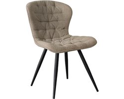 Teddy Design eetkamerstoel - Taupe - 1 Stoel