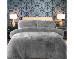 Teddy Fleece Dekbedovertrek Beddengoed Set - Warm en Gezellig - 200x200 cm