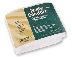 Teddy kussenslopen Butterfly Large - 2 stuks molton kussenslopen met rits