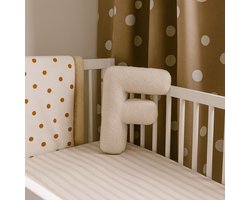 Teddy Letter Kussen | 40 x 35 x 10 cm | Kraamcadeau | Zacht & Stevig | F