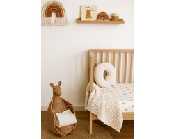 Teddy Letter Kussen | 40 x 35 x 10 cm | Kraamcadeau | Zacht & Stevig | Q