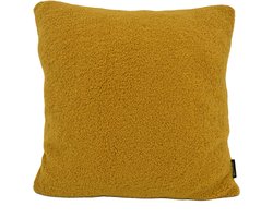 Teddy Okergeel Kussenhoes | Polyester | 45 x 45 cm