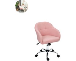 Teddy stoel - Fauteuil - Relaxzetel - Relaxstoel - Relaxfauteuil - Stoel - Met armleuning - Voor één Persoon - Roze