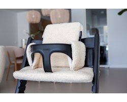 Teddy Stoelverkleiner Tripp Trapp - Stokke Tripp Trapp Kussenset - Zachte Kussenset Kinderstoel - Beige Kinderstoel verkleiner
