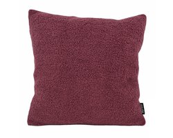Teddy Wijnrood Kussenhoes | Polyester | 45 x 45 cm