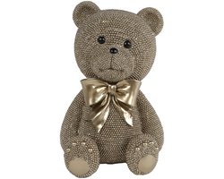 Teddybeer sculptuur goud XL / Deco & Cadeau by Peters