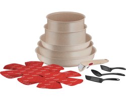 Tefal Ingenio Delight ON - Pannenset - 17-delig - Inductie - Stapelbaar - Afneembare Handgreep - Ruimtebesparend