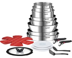 Tefal Ingenio Emotion - Pannenset - 20-delig - Inductie - Stapelbaar - Afneembare Handgreep - Ruimtebesparend