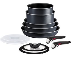 Tefal Ingenio So Light - Pannenset - 11-delig - Inductie - Stapelbaar - Afneembare Handgrepen - Ruimtebesparend