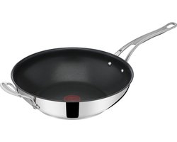 Tefal Jamie Oliver Cook's Classic - Wokpan - Ø 30 cm - Geschikt voor alle warmtebronnen - RVS - Duurzaam