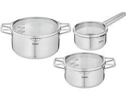 Tefal Nordica Pannenset - 3 delig - Inductie