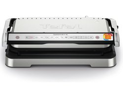Tefal OptiGrill 4in1 XL GC784D - Intelligente Contactgrill - Grill, Tafel barbecue, Oven en Complete Maaltijd - 12 Automatische Programma's - Groot Grilloppervlak - 2200W - RVS