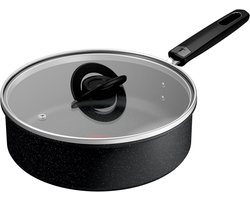 Tefal Ultimate - Hapjespan - Ø24 cm - Met Deksel - Geschikt voor Inductie - Anti-aanbaklaag - Geschikt voor gebruik met metalen spatels